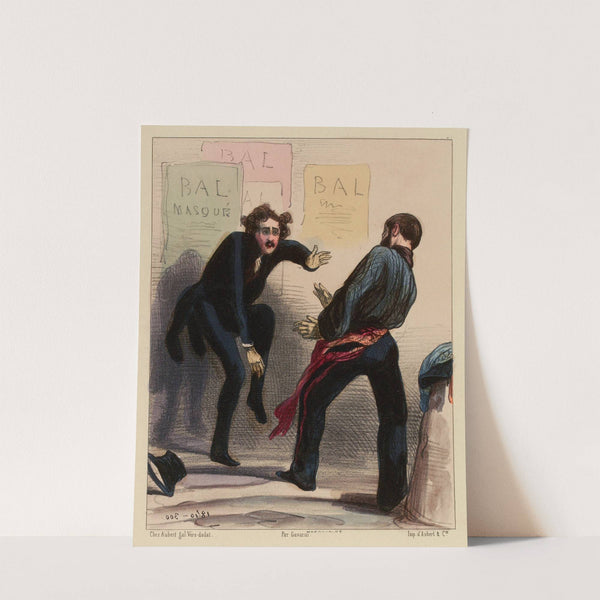 Qu’est ce que c’est Tu nous dérange pour ça (1840) by Paul Gavarni