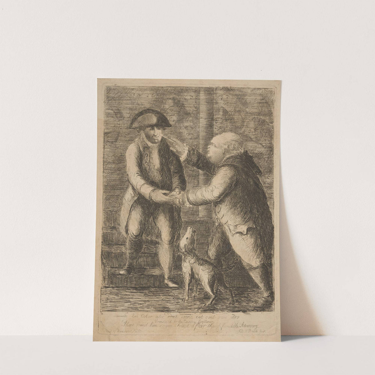 Qui color ater erat nunc est contrarius atro (1783) by James Sayers