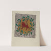 Quilt Block Red Lion by Florence Truelson