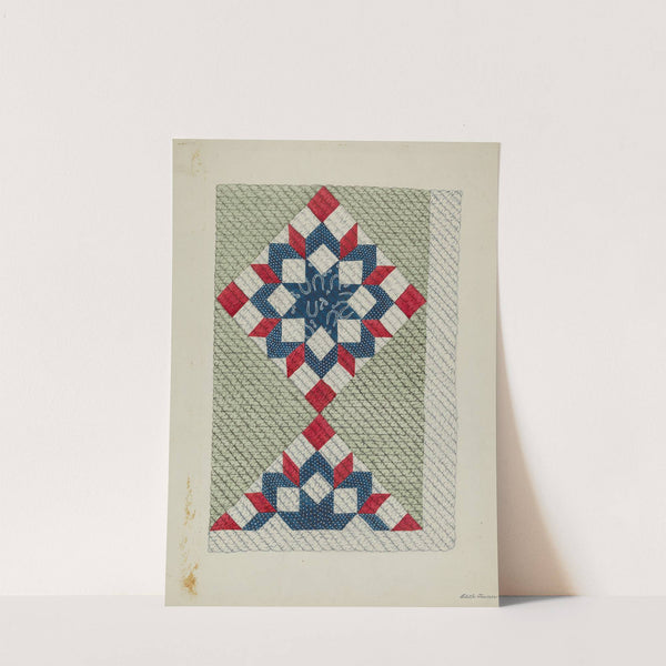Quilt - Double Star by Edith Towner