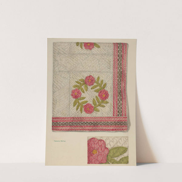 Quilt - Garden Wreath by Katherine Hastings