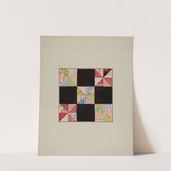 Quilt Section by Cornelius Christoffels and Margaret Linsley