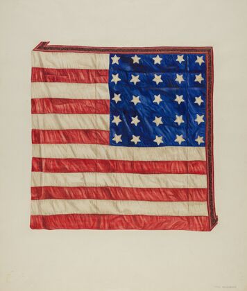 Quilt – Top Star and Flag Design