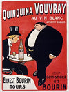 Quinquina Vouvray au vin blanc, apéritif exquis (1925)