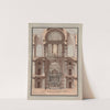 Rabat.Géométral de la chapelle de l’un des quatre palais de l’empereur, dédié à Sainte-Geneviève Vierge (1777-1825) by Jean Jacques Lequeu