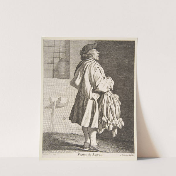 Rabbit Pelt Peddler (1737-1746) by Edmé Bouchardon