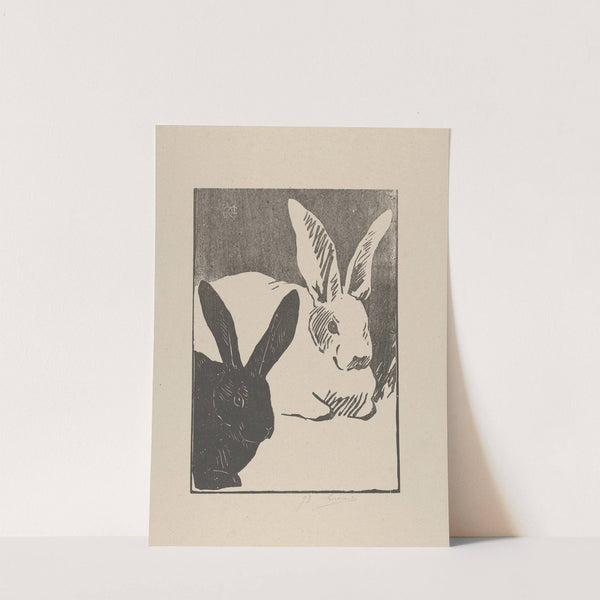 Rabbits (Les Lapins) (1893) by Henri-Charles Guérard