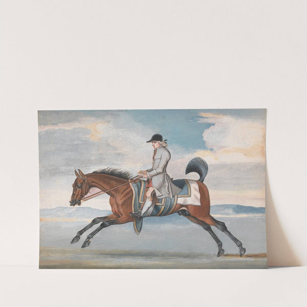 Racehorse at Exercise, Ridden by a Training-Groom by James Seymour