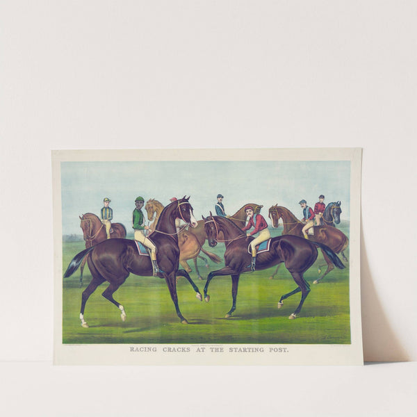 Racing cracks at the starting post (1886) by John Cameron