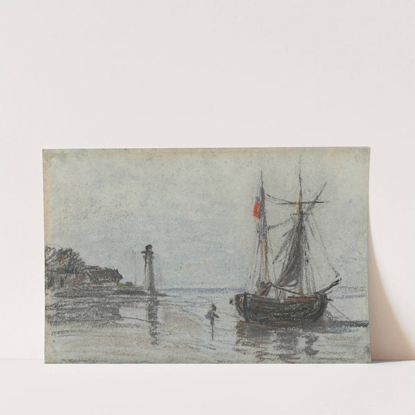 Rade, environs d’Honfleur by Eugène Boudin