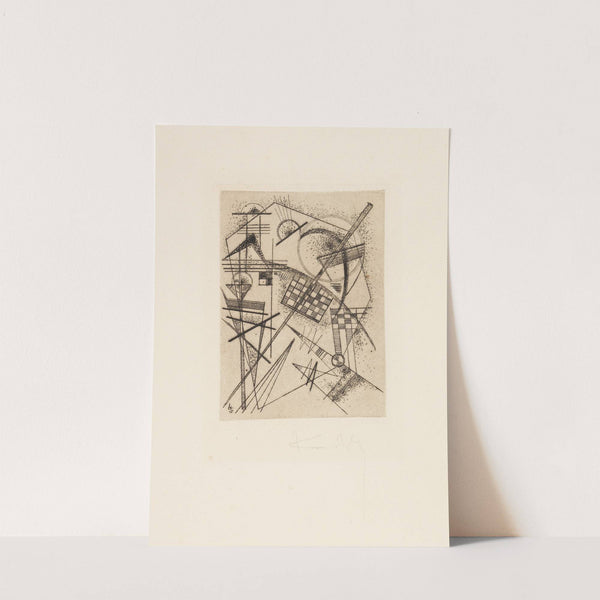 Radierung für die &#039;Deutsche Kunstgemeinschaft&#039; by Wassily Kandinsky