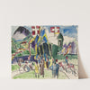 Radrennen (1923) by Ernst Ludwig Kirchner