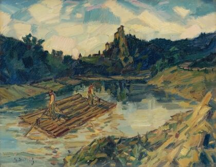 Rafters. On the River Orava
