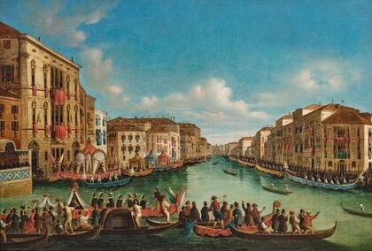 Ragatta on the Canal Grande, Venice
