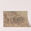 Raid on Soplicowo, illustration to “Pan Tadeusz” by Adam Mickiewicz (1868) by Maksymilian Gierymski