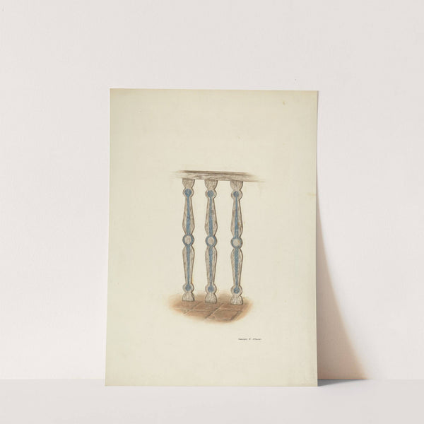 Railing, Detail of by George E. Rhone