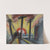 Railroad Tracks (Cityscape With Sun) by Oscar Bluemner