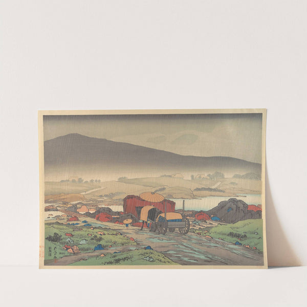Rain at Yabakei (1918) by Hashiguchi Goyō