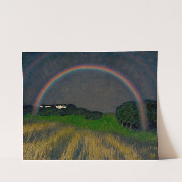 Rainbow landscape (1927) by Franz von Stuck