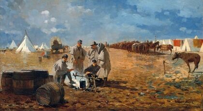 Rainy Day in Camp (1871)
