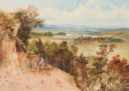 Rangitikei from Westoe, W. Fox Esq’s Station
