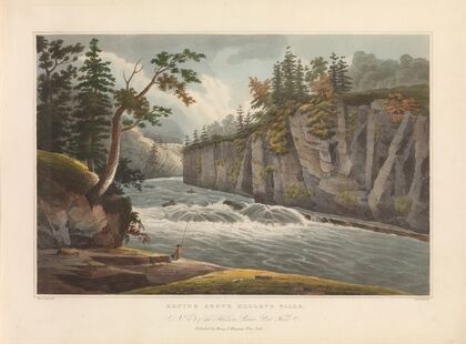 Rapids Above Hadley’s Falls (1821–1822)