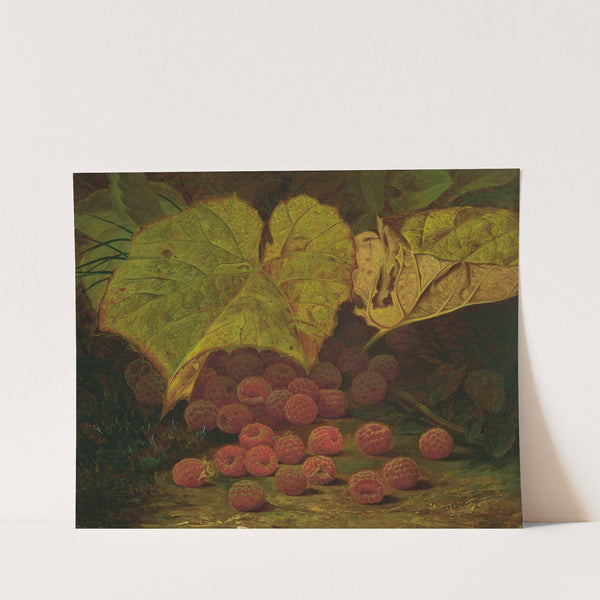 Raspberries Among the Leaves by William Mason Brown