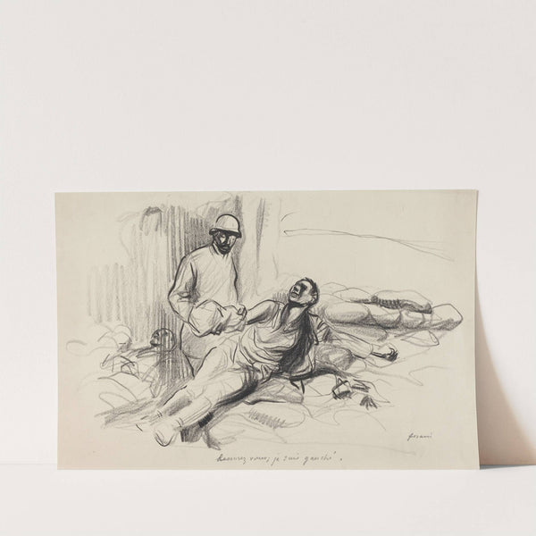 Rassurez vous; je suis gauche. (c. 1914-1919) by Jean-Louis Forain