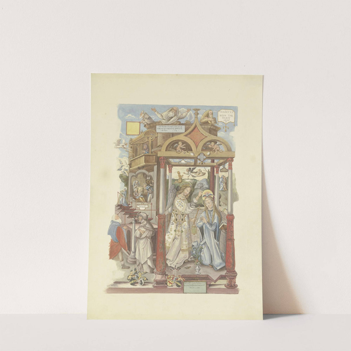 Ratgebs Mariä Verkündigung im Karmeliterkloster in Frankfurt am Main (after 1850) by Christian Becker