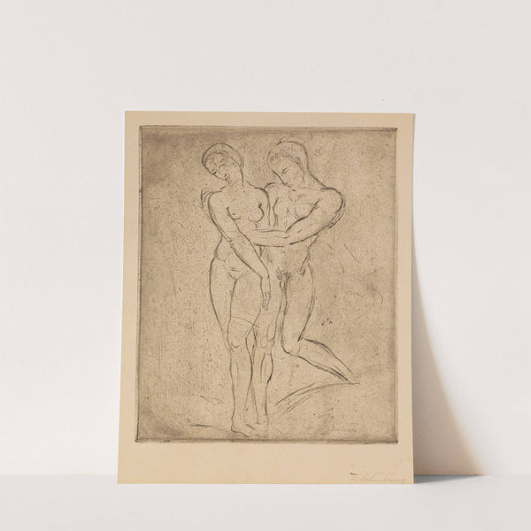 Raub I, Weib ganz (1911) by Wilhelm Lehmbruck