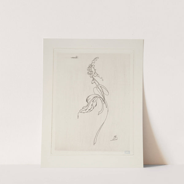 Ravier [décor de muguet]. (1866 - 1878) by Félix Bracquemond