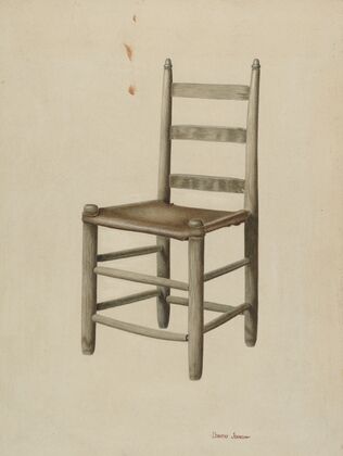 Rawhide-bottom Chair