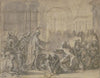 Raymond, Graf von Toulouse, und der Heilige Bernhard von Clairvaux planen den Kreuzzug