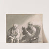 Reading (ca. 1860) by Honoré Daumier