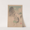 Reading by the moon (Dokusho no tsuki) (1885-1892) by Tsukioka Yoshitoshi