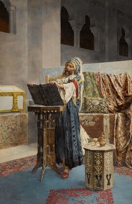 Reading from the koran