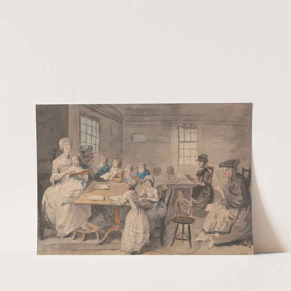 Reading Lesson at a Dame School by Elias Martin