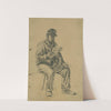 Reading the news-off duty by Edwin Forbes