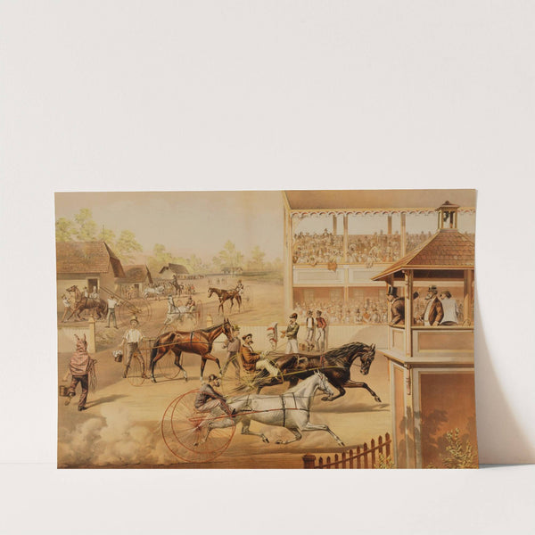 Ready for the Trot Bring up Your Horses by Louis Maurer