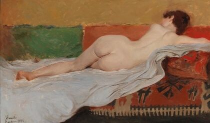 Rear View of a Female Nude