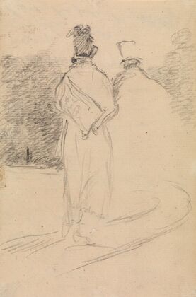 Rear View Study of a Man walking