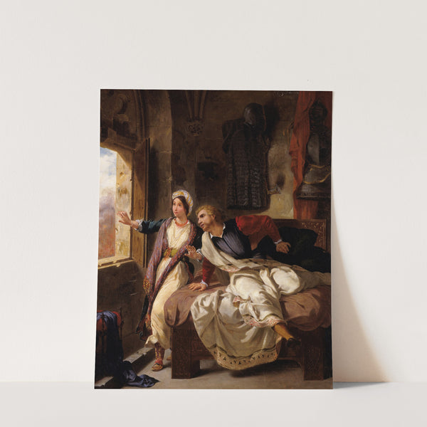 Rebecca and the Wounded Ivanhoe (1823) by Eugène Delacroix