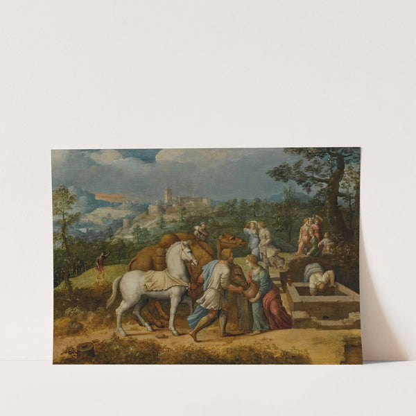 Rebecca at the Well by Girolamo da Treviso