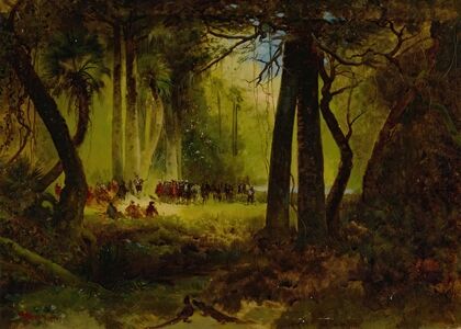 Reception of Dominique de Gourgues by the Indians