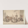 Reception of Emperor Napoleon III at the Hospital &#039;Hotel Dieu&#039; by Constantin Guys