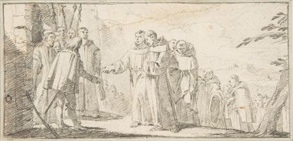 Reception of Monks at a City Gate (1696–1770)