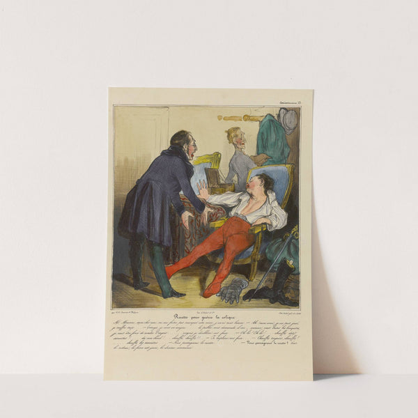 Recette pour guérir la colique (1836-1838) by Honoré Daumier