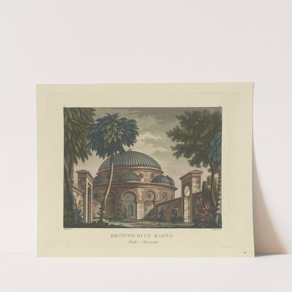 Recinto di un bagno, ballo Maometto (1820 - 1829) by Stanislao Stucchi