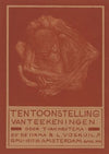 Reclamekaart met ineengedoken aap