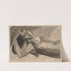 Reclined woman by Hermann Lismann